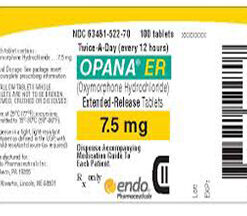 Opana ER 7.5mg