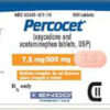 Percocet 7.5/325mg