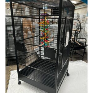 Parrot-Supplies Chicago XL Macaw Parrot Cage Black