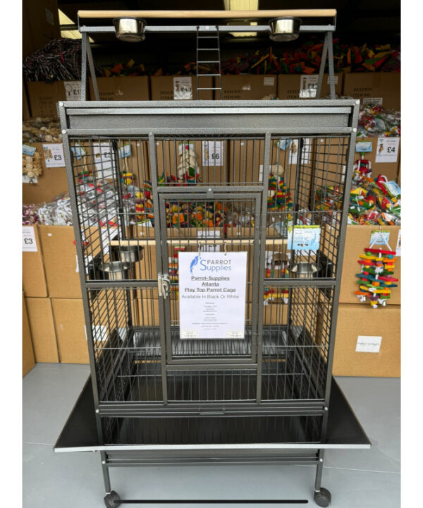 Parrot-Supplies Chicago XL Macaw Parrot Cage Black - Image 2
