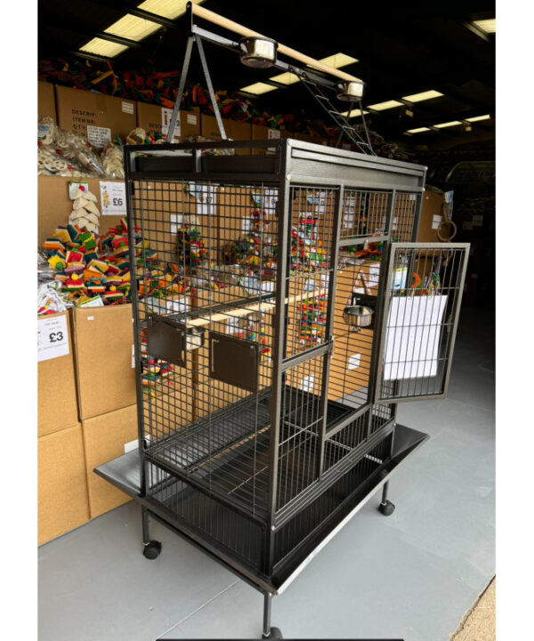 Parrot-Supplies Atlanta Play Top Parrot Cage Antique - Image 3
