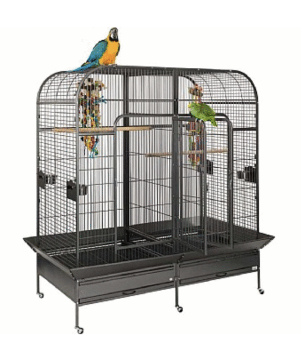 Liberta Endeavour Large Parrot Cage with Divider - Image 2