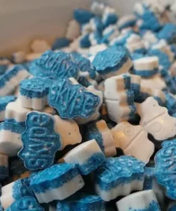 Blue and White SKYPE